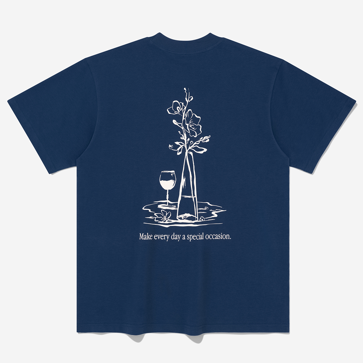 Áo thun Owlbrand Flower/Navy