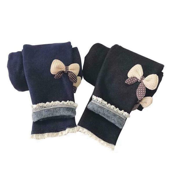 Combo 2 QUẦN LEGGING GIẢ BÒ LÓT LÔNG CHO BÉ