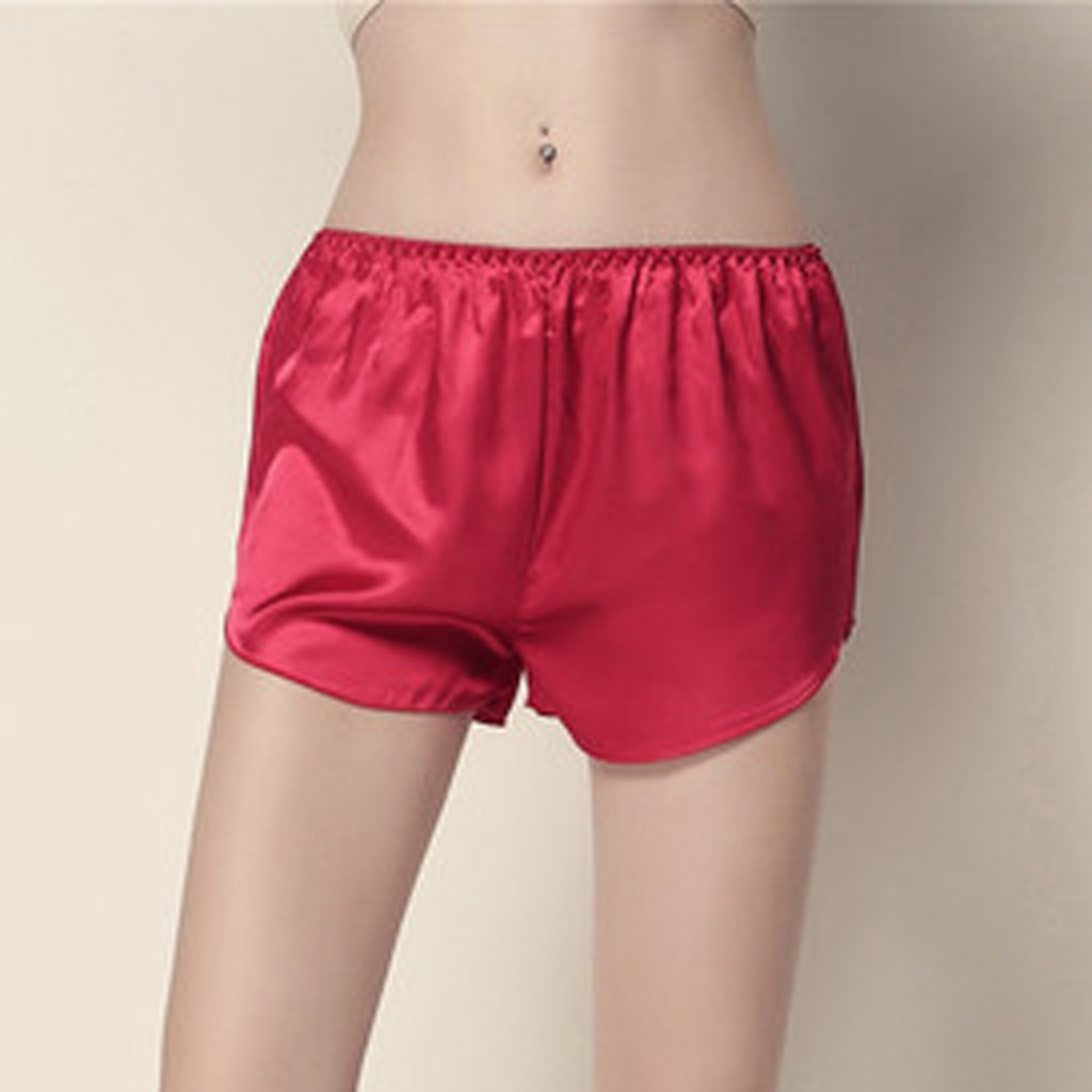 Quần Đùi Nữ Lụa Satin Cao Cấp mặc Ngủ mặc Trong váy Chất Lụa Mềm mịnmát Nikendo QĐ1