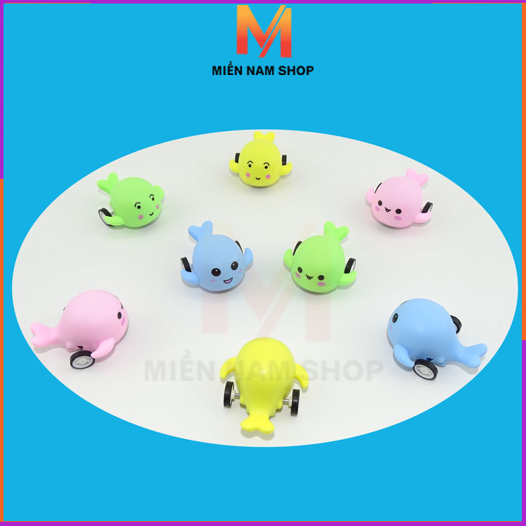 Đồ chơi mini chạy đà-thú chạy cót mini-thú nhựa mini cho bé
