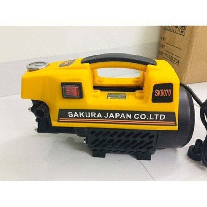 Máy rửa xe gia đình áp lực cao 2500W ,tặng bình bọt xà bông