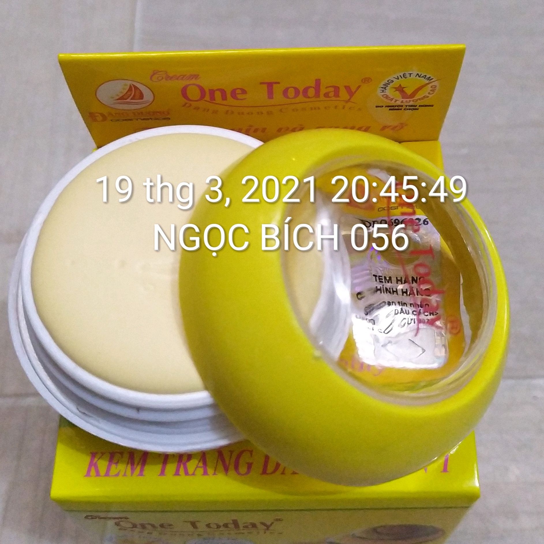 ONETODAY - KEM ỐC SÊN TRẮNG DA 3IN1 ONE TODAY (5 gam)