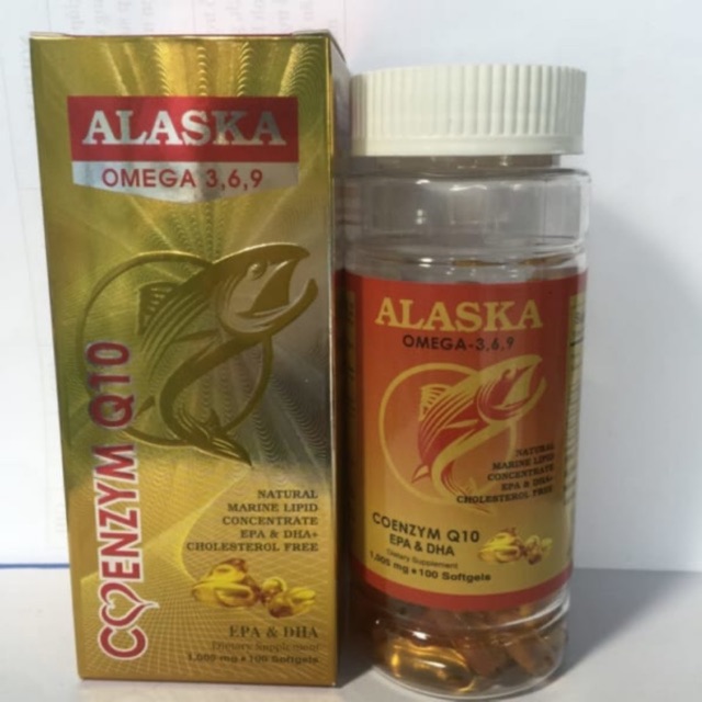 Dầu Cá Alaska Omega 369 Hộp 100 viên - Bổ Não, Tăng Cường Thị Lực