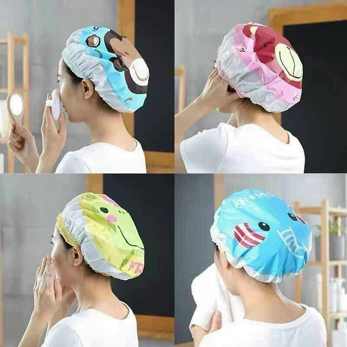 Shower cap (Random color delivery)