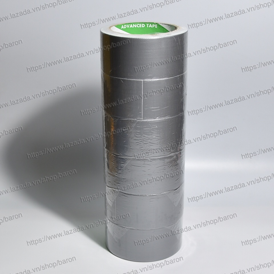 [HCM]1 Cây (6 Khoanh) Băng Keo Bố (Vải) XÁM 1 Mặt 5F