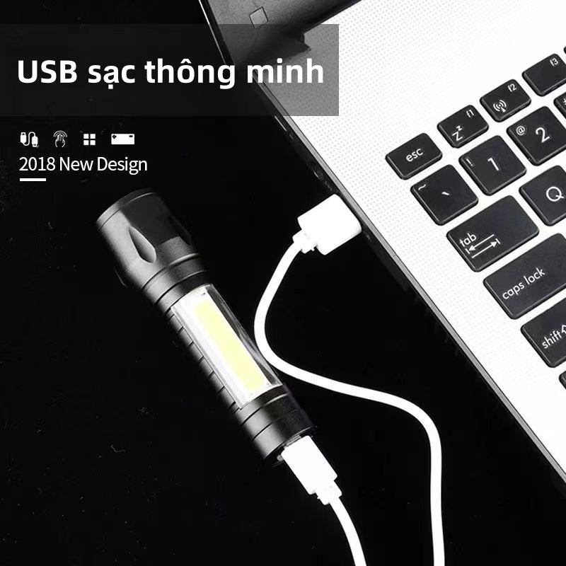 Đèn Pin mini Siêu Sáng Cao Cấp Có Zoom