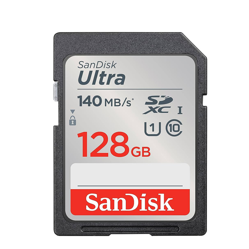 Thẻ nhớ Máy Ảnh SDXC SanDisk Ultra 128GB U1 140MB/s (Xám) Nhất Tín Computer
