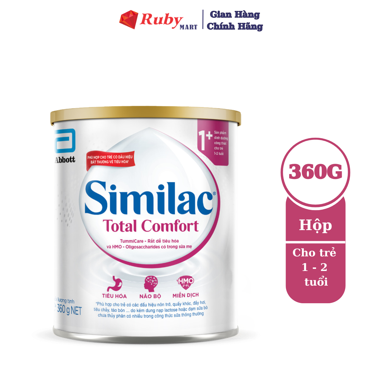 Sữa bột Similac Total Comfort 1+ lon 360g