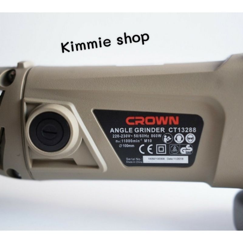 Máy mài góc CROWN CT13288 ( Thân dài)