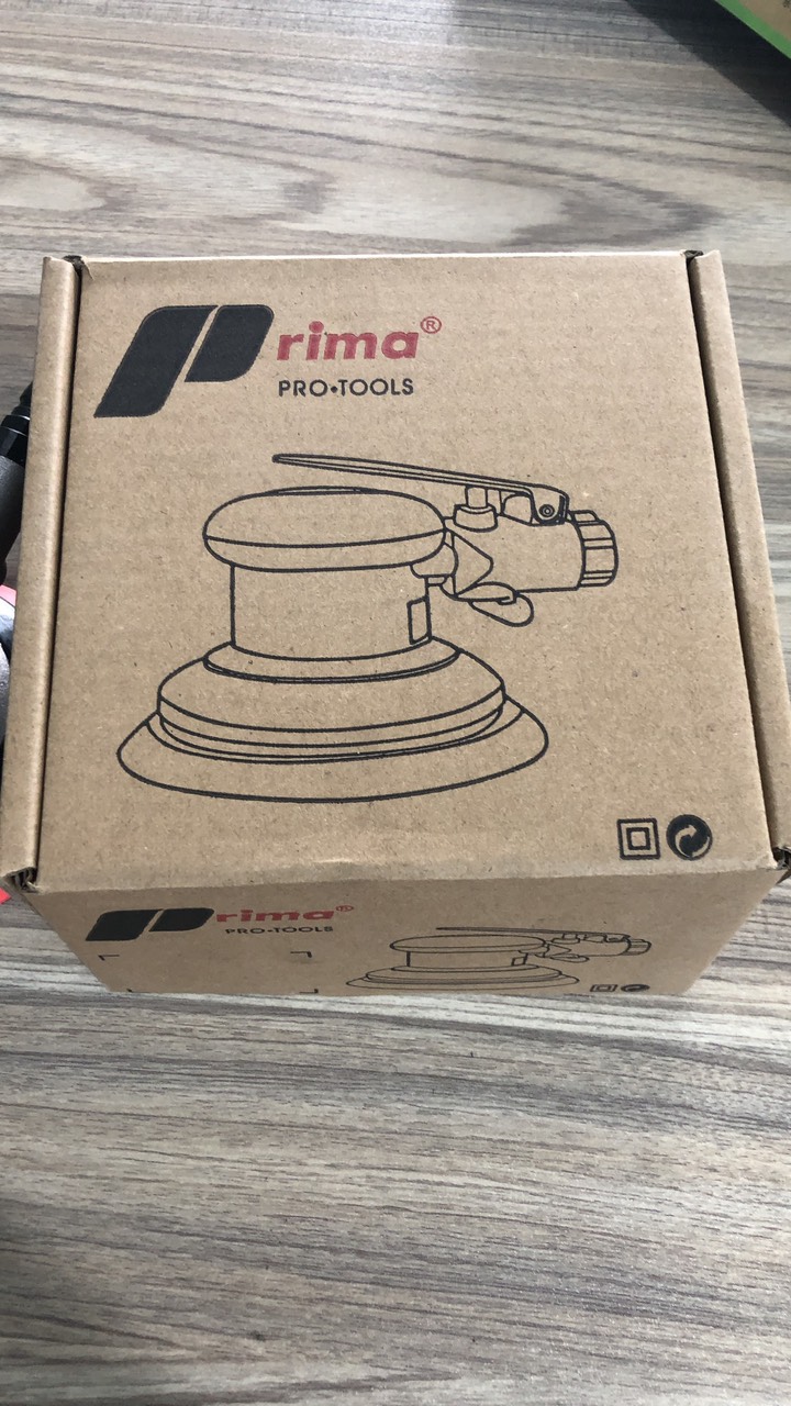 Máy chà nhám hơi Prima, đế 125mm