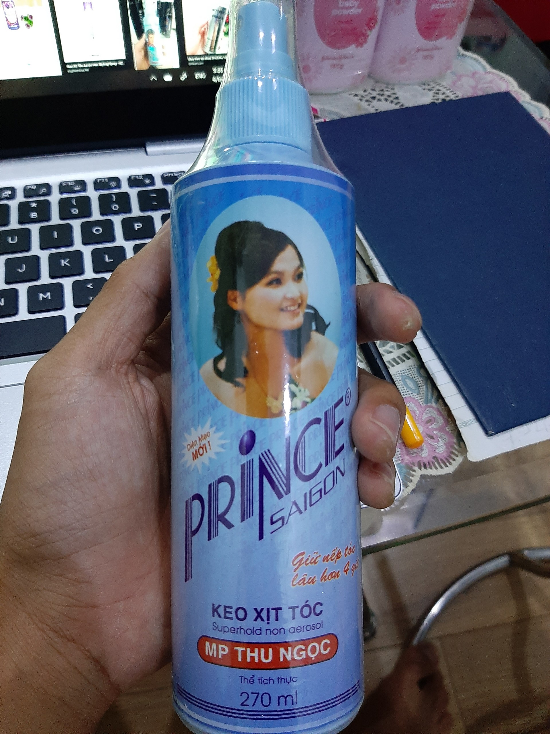 keo xịt tóc Prince Sài Gòn 270ml