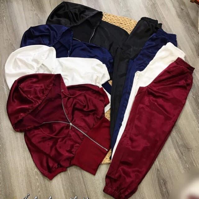 set phi lụa ,bộ phi lụa có nón tay ngắn cực xinh