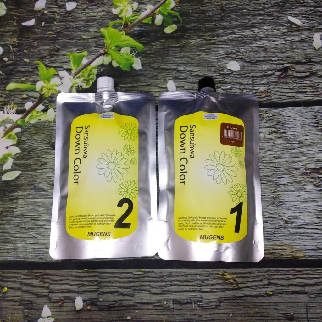 Thuốc nhuộm tóc phủ bạc Welcos Hàn Quốc 450ml