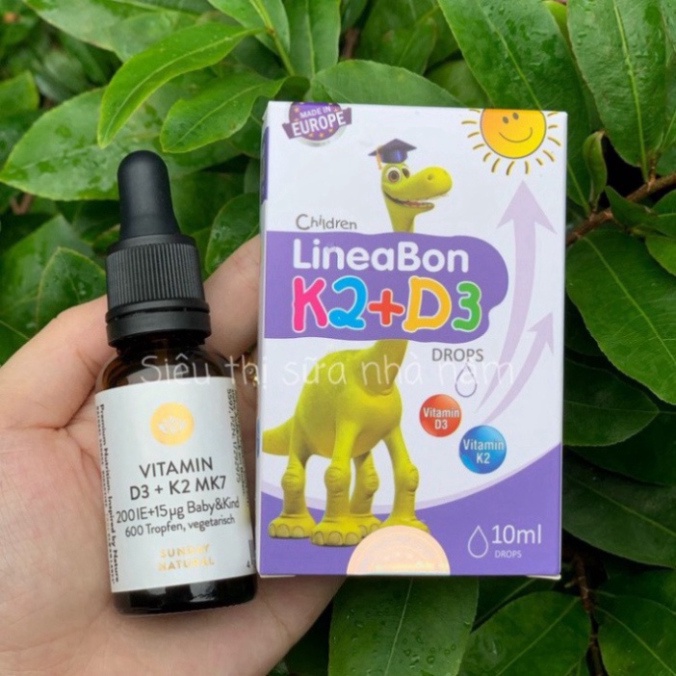 Vitamin D3 K2 lineabon tăng chiều cao cho trẻ