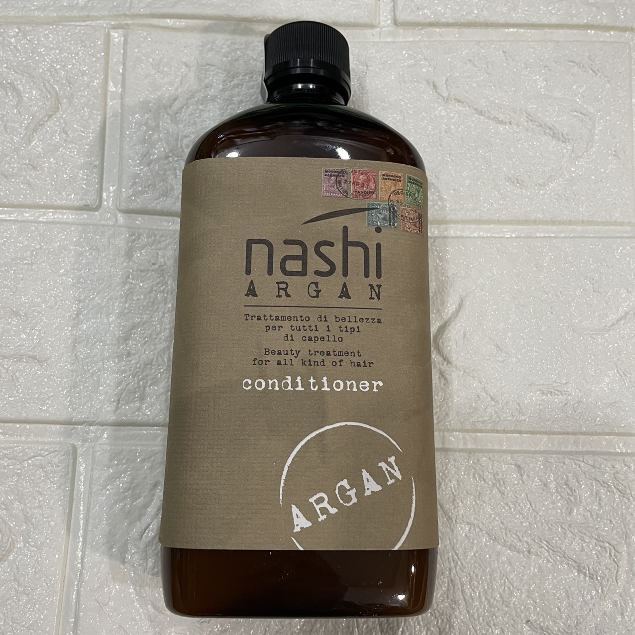 Bộ dầu gội xả Nashi Argan phục hồi tóc hư tổn 500mlx2