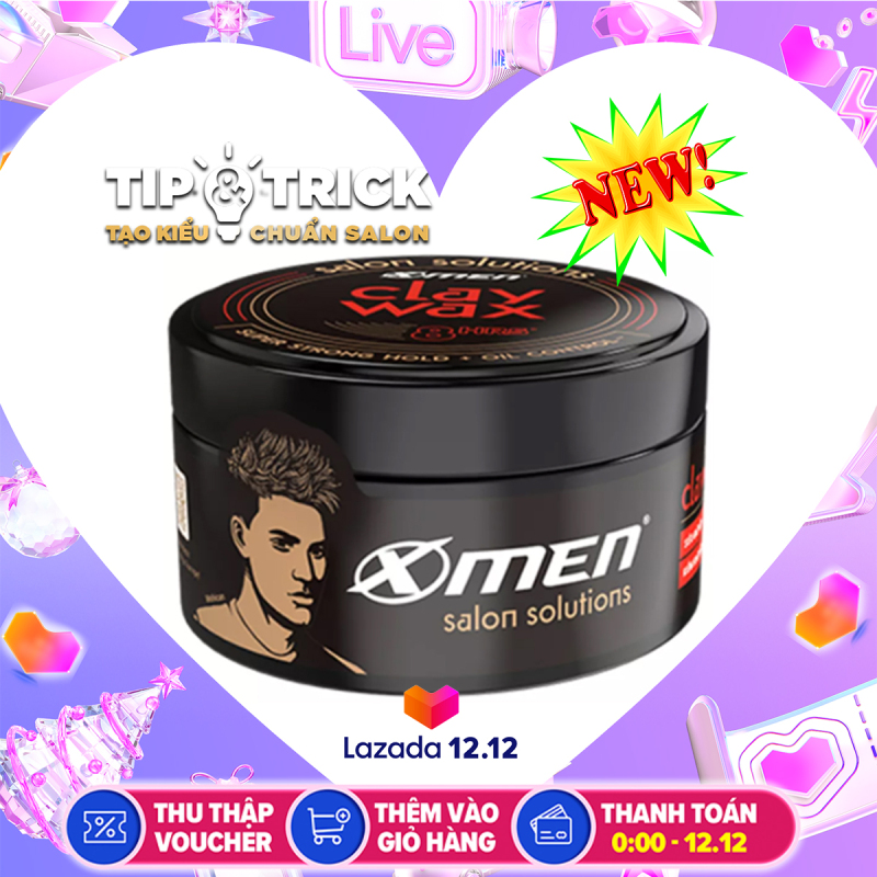 Sáp đất sét Xmen Salon Solutions Clay Wax 70g nhập khẩu