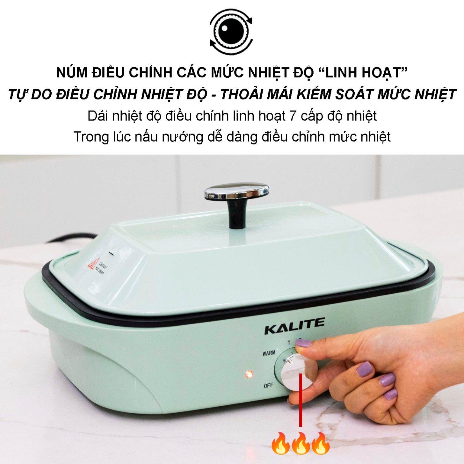 Nồi lẩu nướng điện KL-663