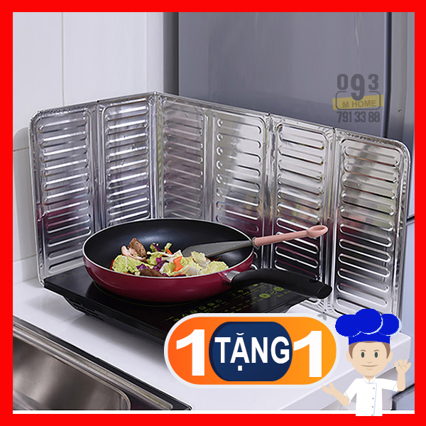 Combo 2 Tấm Chắn Văng Dầu Mỡ Tấm Ngăn Gió