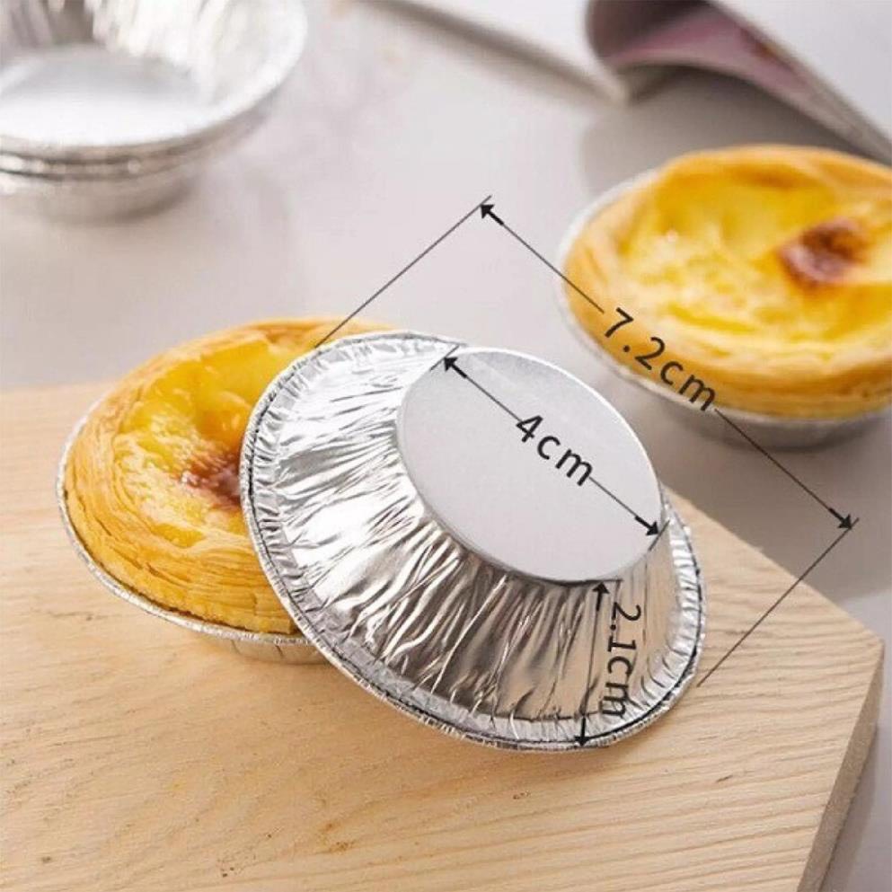 Bát Giấy Bạc Nướng Bánh, Nướng Hàu (Combo 100 Cái)