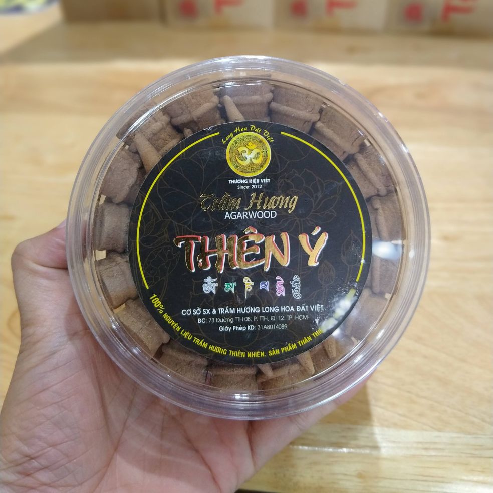 Trầm cao cấp Thiên Ý hộp tem đen 40 viên
