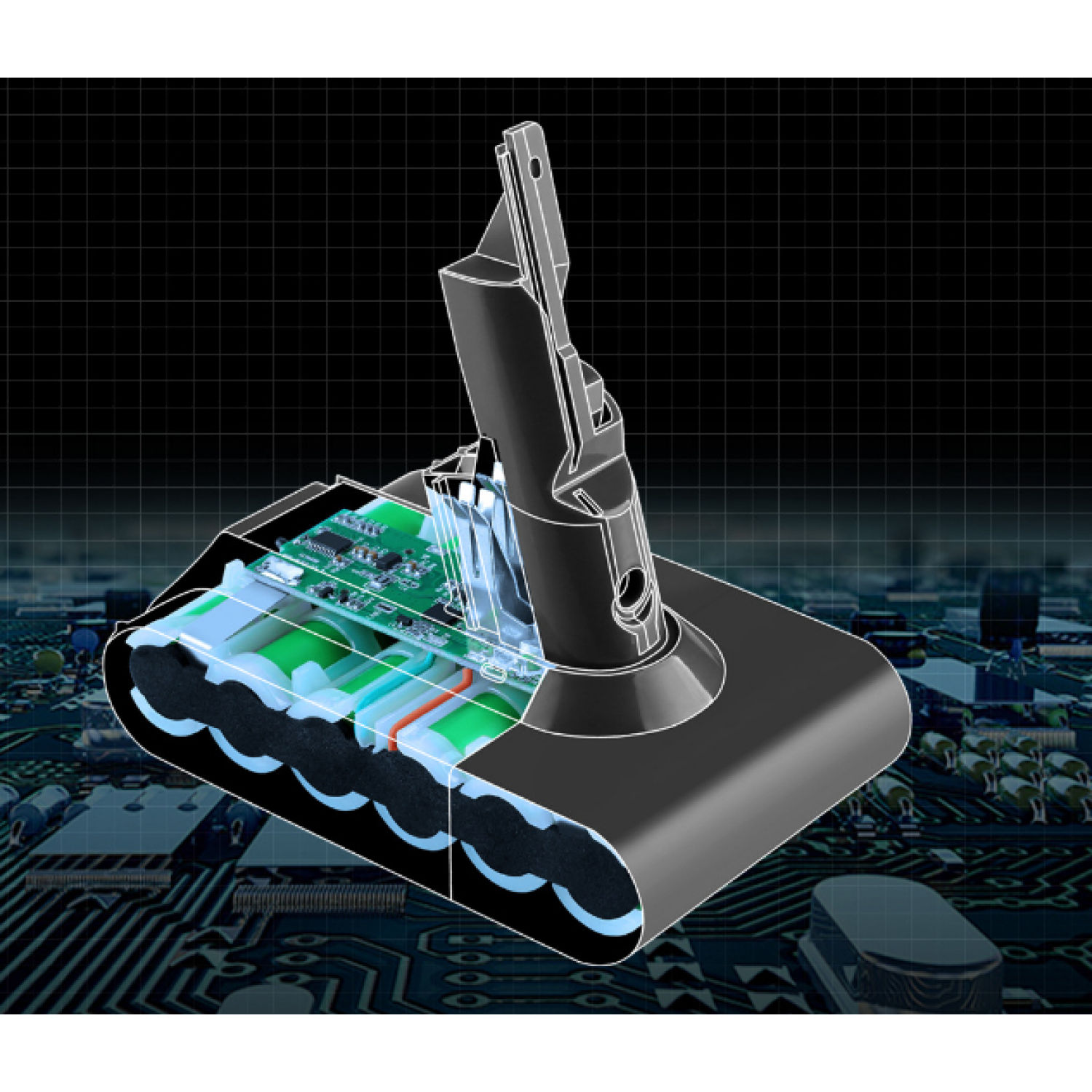 Pin máy hút bụi Dyson cầm tay thay thế V7 SV11