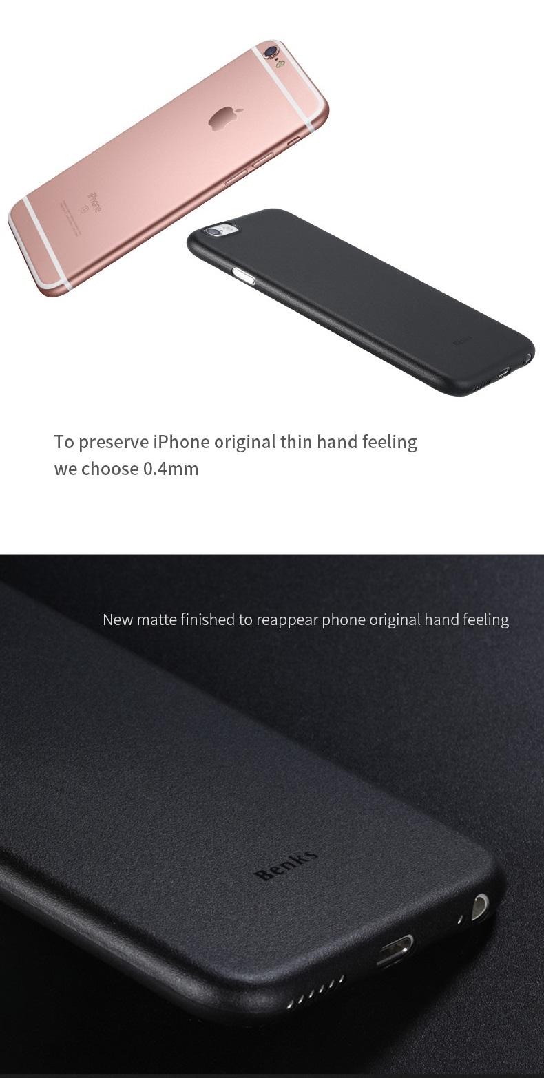 Ốp lưng siêu mỏng cho iPhone 6s plus hiệu Benks