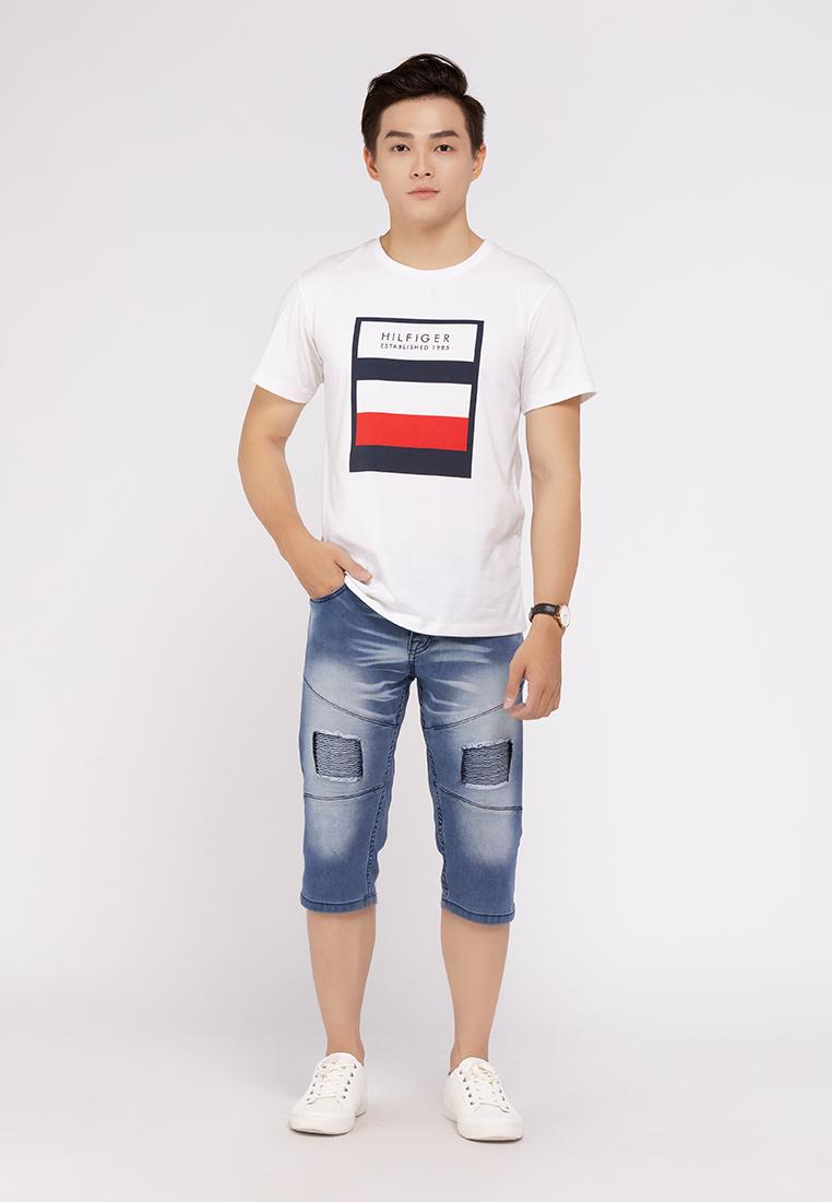 Quần Short Jeans Nam A91 JEANS 157 (Xanh)