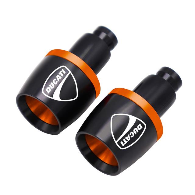 For ducati panigale v4 v4s s r sp v2 959 1199 1299 s 7/8 22mm motorcycle handlebar grips handle bar grip end cap plug