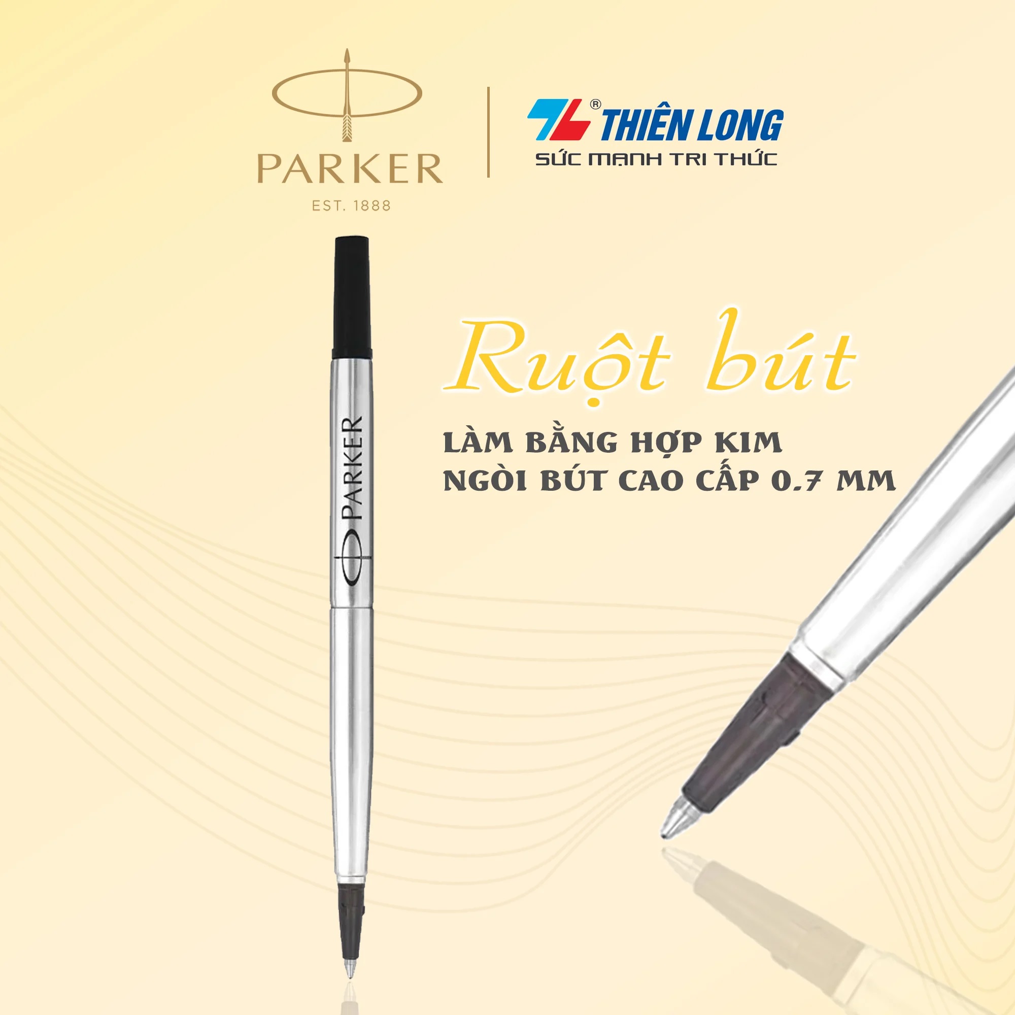 Ruột bút lông bi cao cấp Parker M BL1
