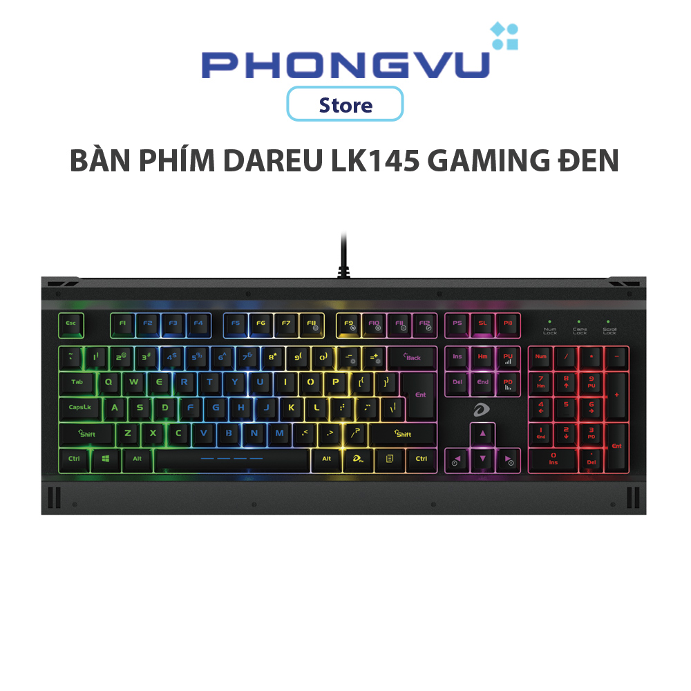 Bàn phím dareu lk145 gaming đen - bảo hành 24 tháng