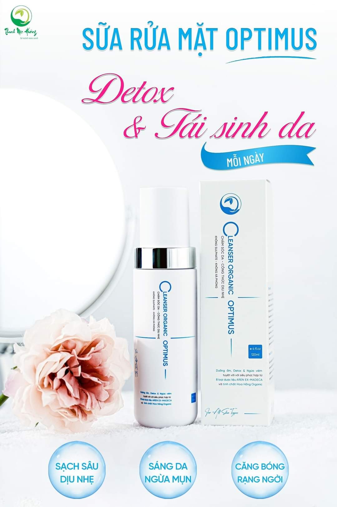 Sữa rửa mặt Dr Hương Thanh Mộc Hương