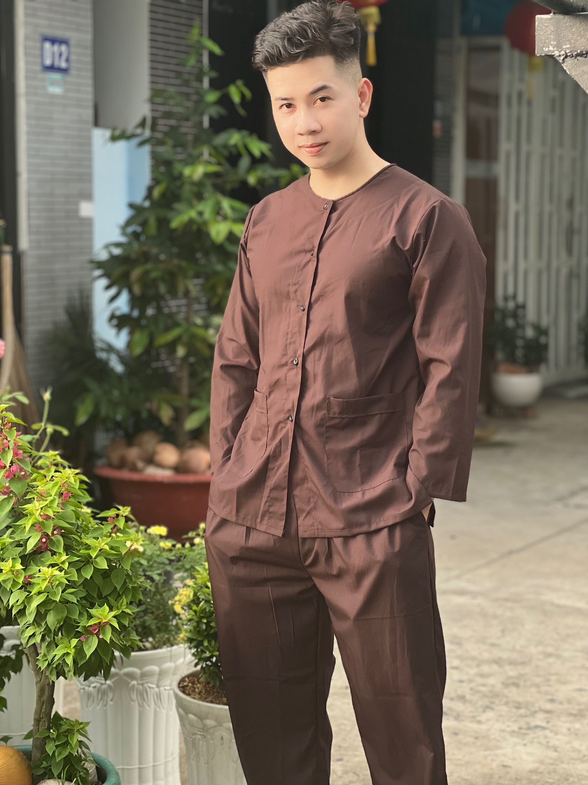 ĐỒ LAM ĐI CHÙA # ĐỒ BÀ BA DÀNH CHO NAM vải kate mềm