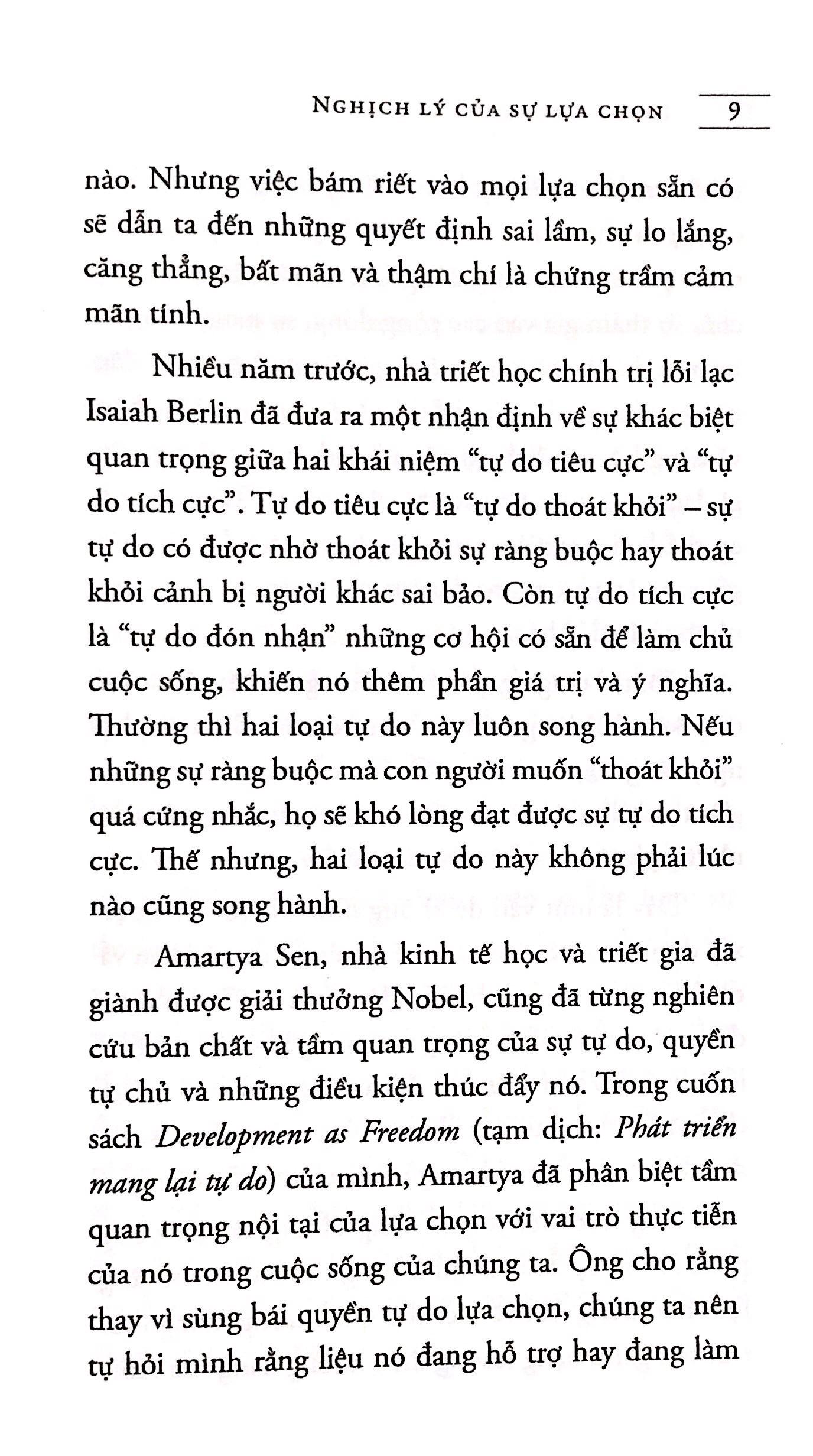 Sách - Nghịch lý của sự lựa chọn
