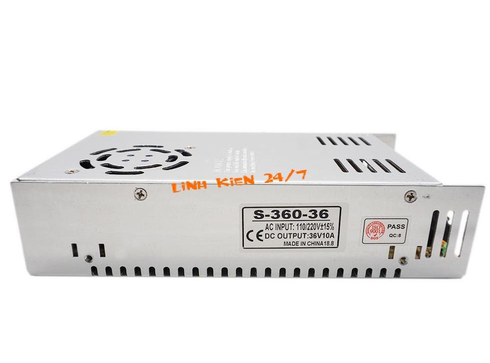 NGUỒN TỔ ONG 36V 10A CÓ QUẠT