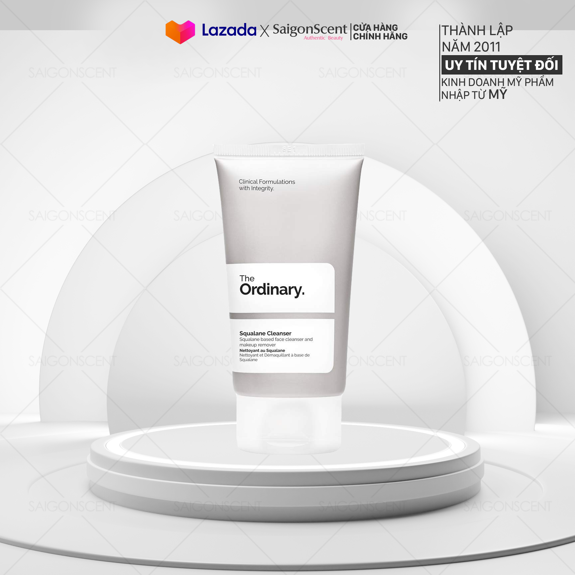 [HCM][Saigon Scent] Sữa rửa mặt The Ordinary Squalane Cleanser ( 50mL )
