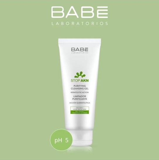 SỮA RỬA MẶT BABE STOP AKN PURIFYING CLEANSING GEL 100ml-200ml