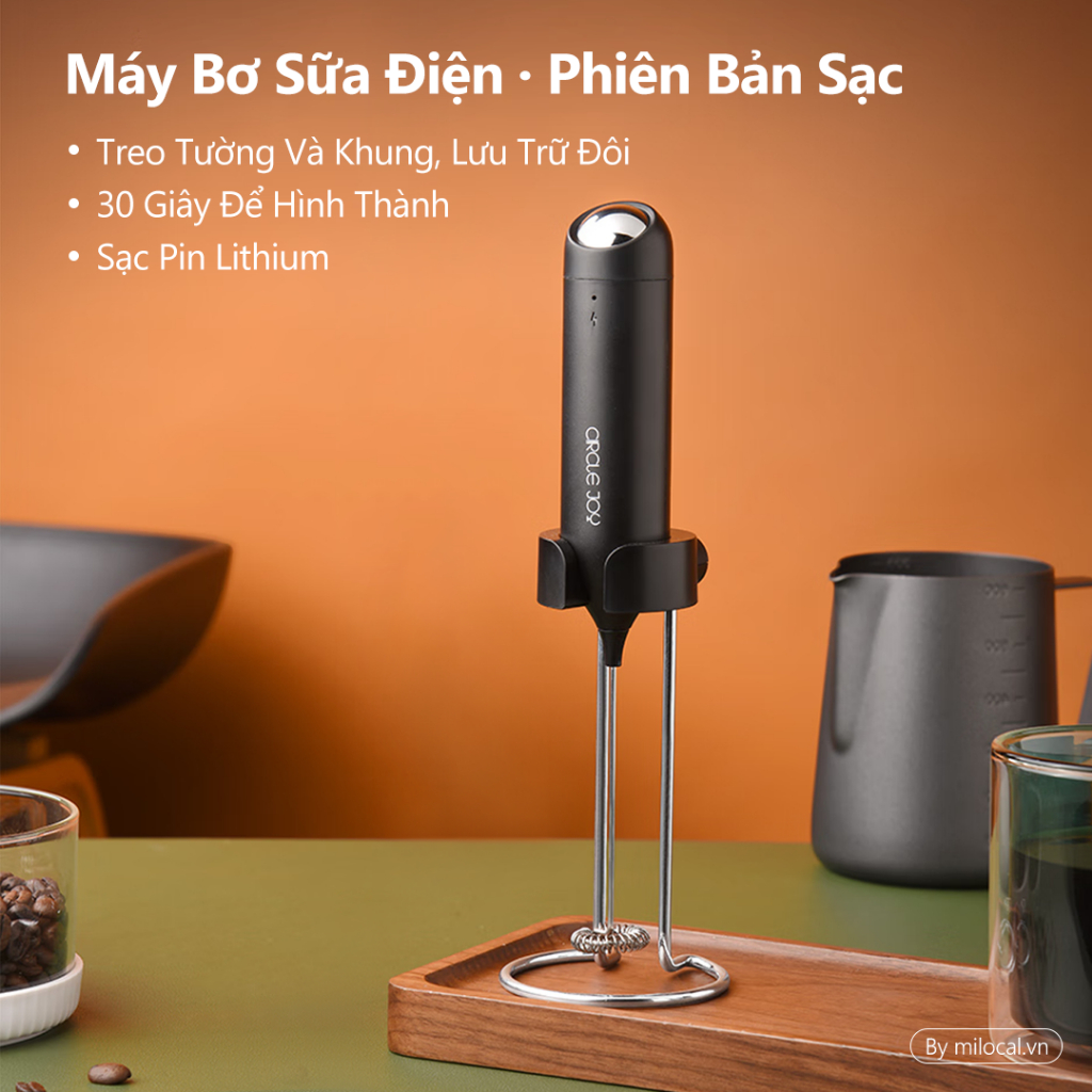Xiaomi Youpin Máy Đánh Sữa Tạo Bọt Cà Phê Circle Joy
