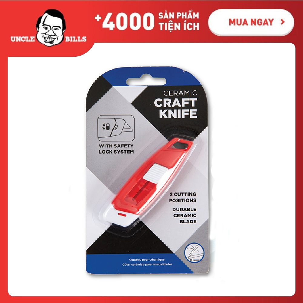 Dao rọc giấy lưỡi bằng sứ UBL QE0571