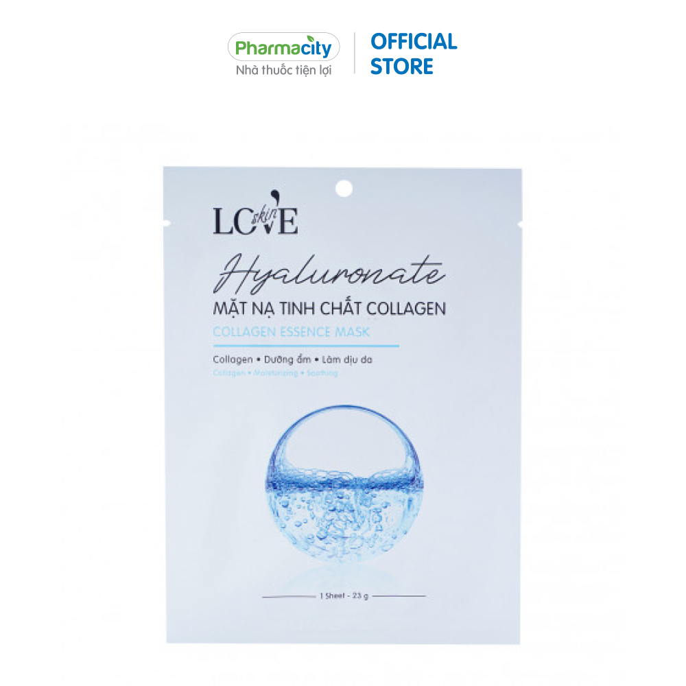 Mặt nạ tinh chất collagen Hyaluronate Pharmacity (23g)