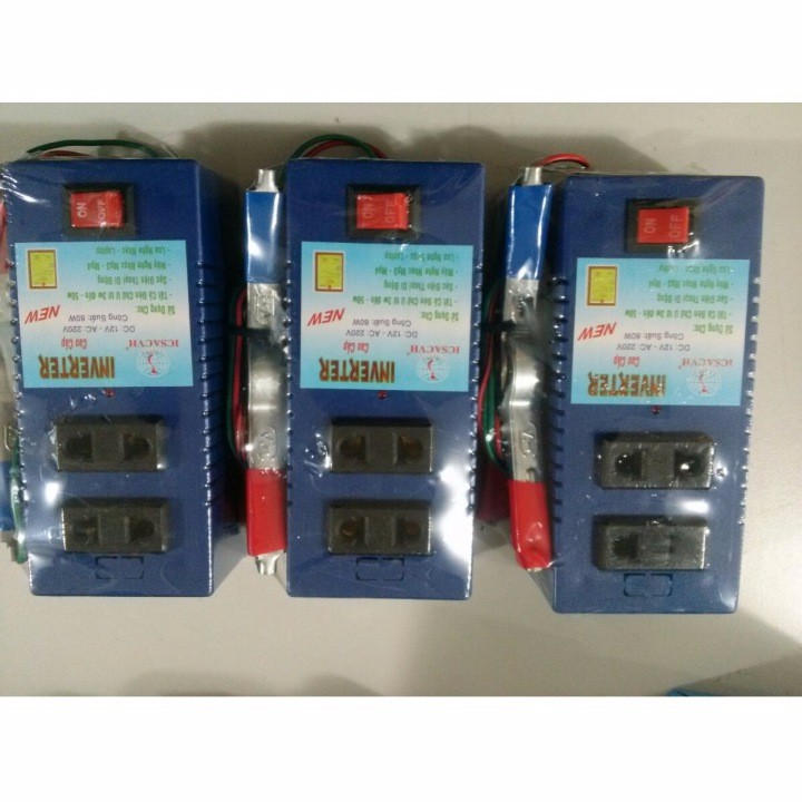 [HCM]Bộ đảo điện 12v ra 220v - ra 2 ổ cắm