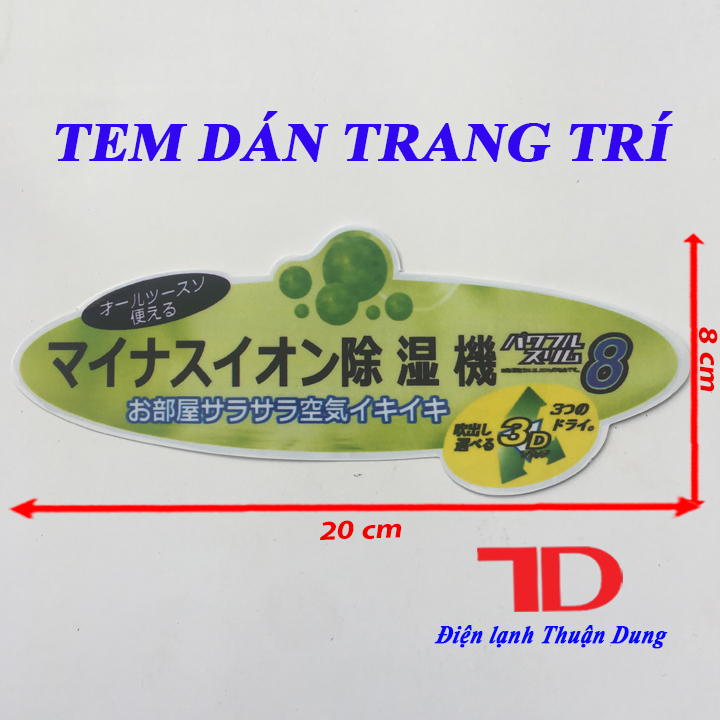 Tem dán trang trí nhỏ hàng nội địa nhật