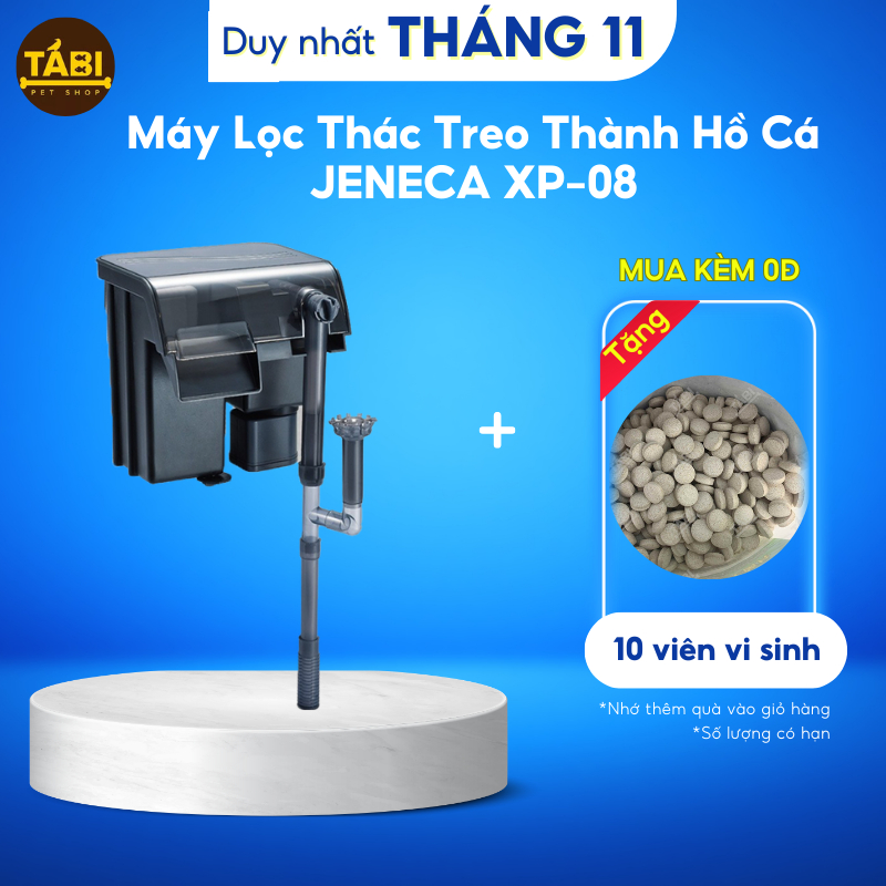 Máy lọc thác treo thành hồ cá jeneca xp-08 - máy lọc thác hồ cá, bể cá thủy sinh