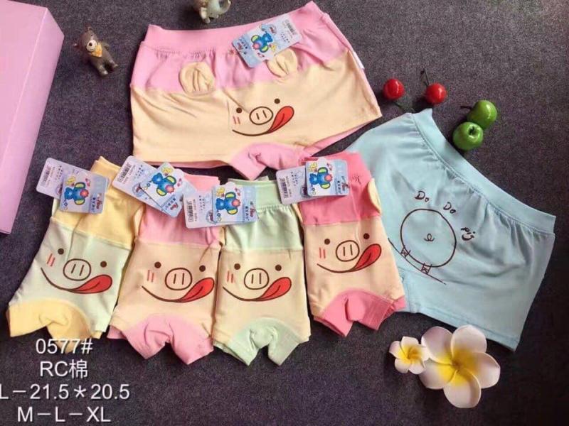 Nơi bán Combo 5 Quần chíp đùi cao cấp in hình chú heo đáng yêu cho bé gái