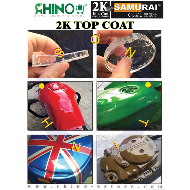 Samurai Spray Paint 2K01 2-Component Transparent Gloss Paint