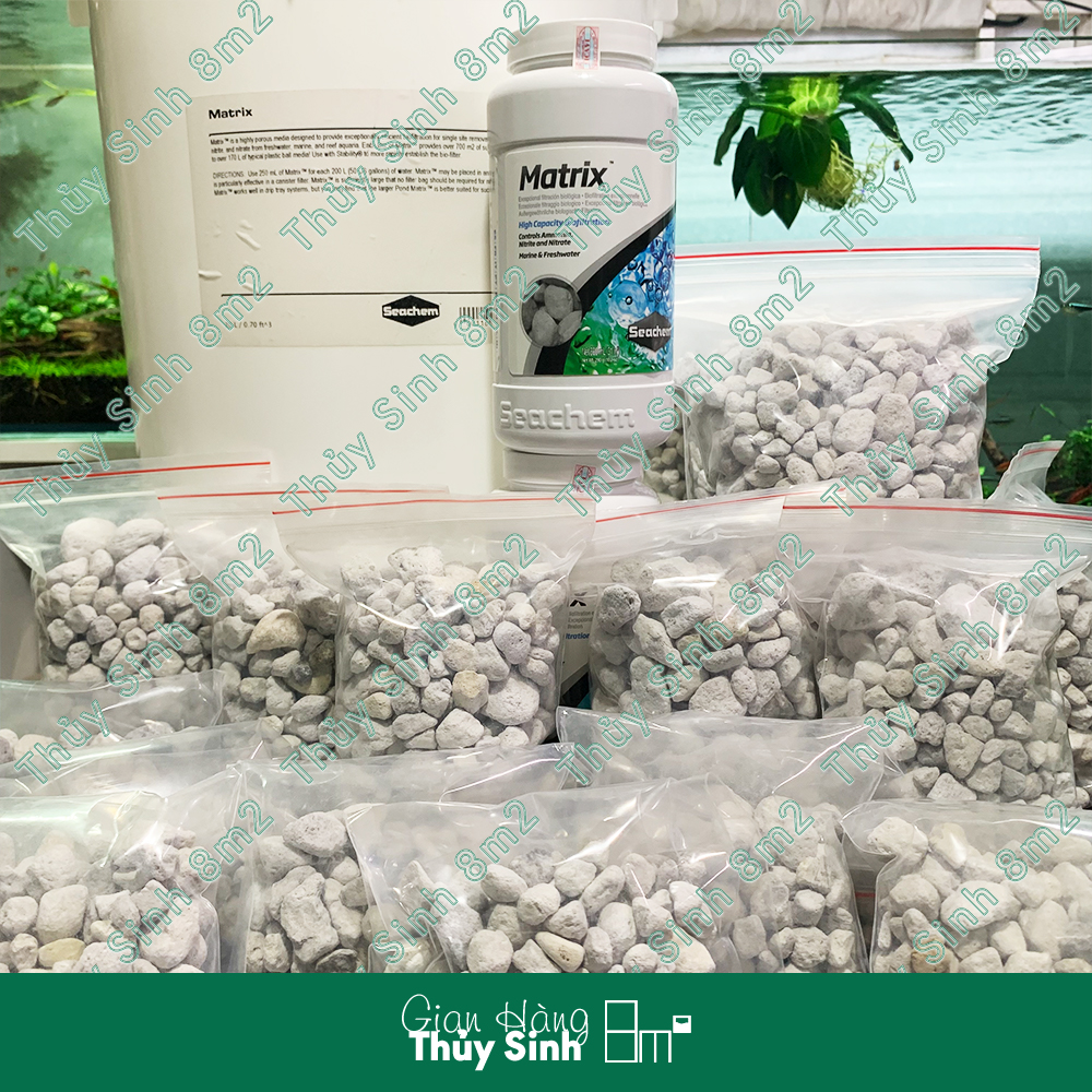 (Lẻ 1 Lít) SEACHEM Matrix & Matrix Pond Vật Liệu Lọc Hồ Cá | 8m2
