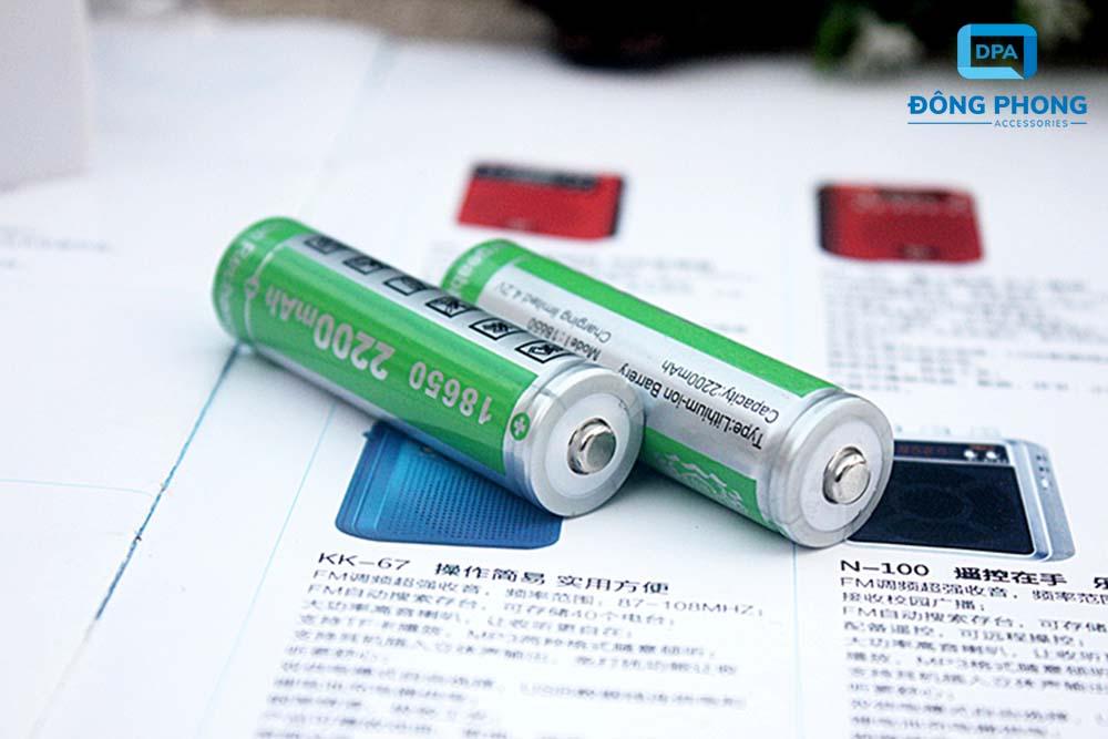 Pin Sạc Lithium-ion 18650 4.2V 2200mAh
