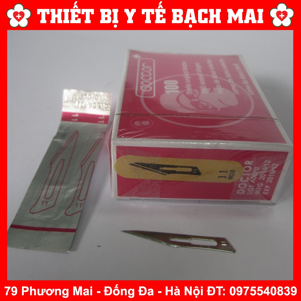 Hộp 100 Lưỡi Dao Mổ Doctor Số 11 []
