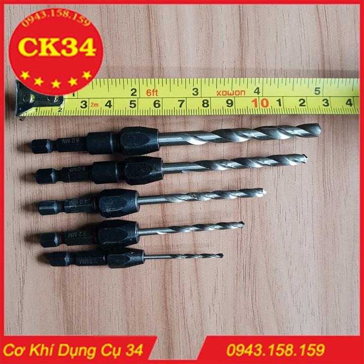 Bộ 5 mũi khoan đa năng thay chuôi lục giác