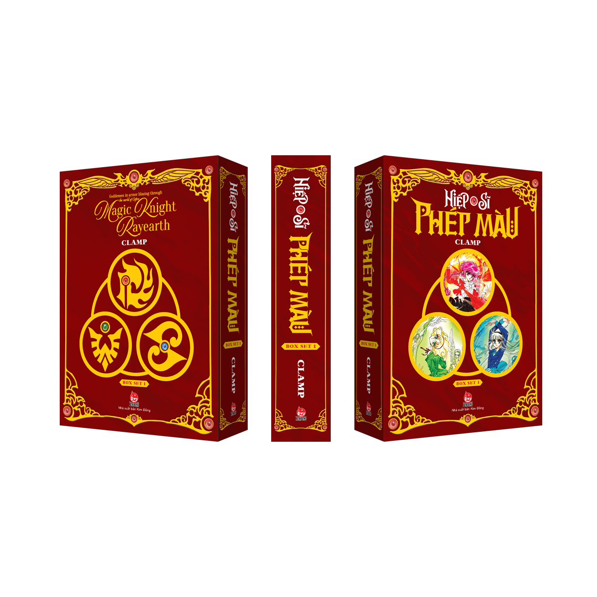 Fahasa - Boxset Hiệp Sĩ Phép Màu - Magic Knight Rayearth (Bộ 3 Cuốn)