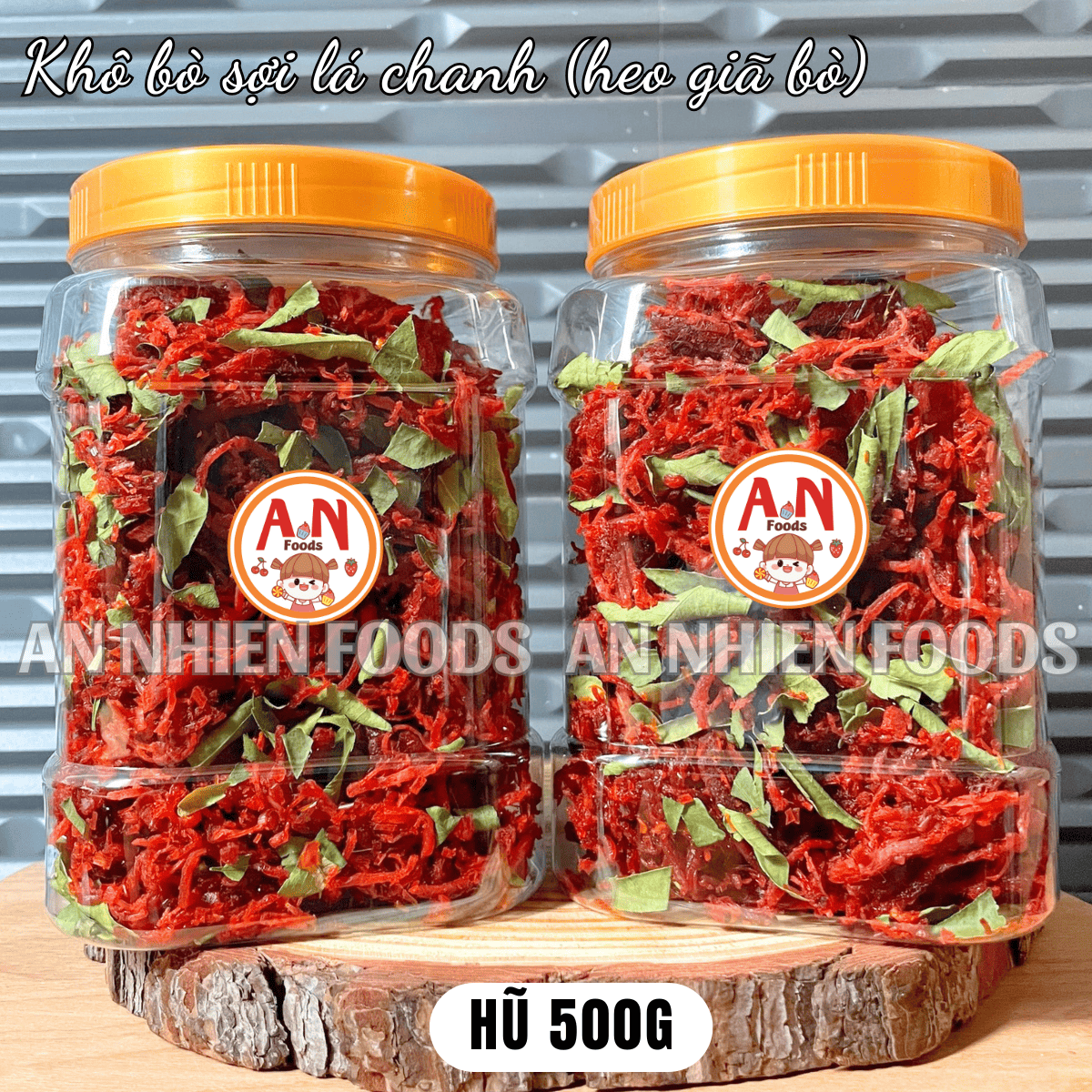 Khô bò sợi lá chanh (heo giã bò)